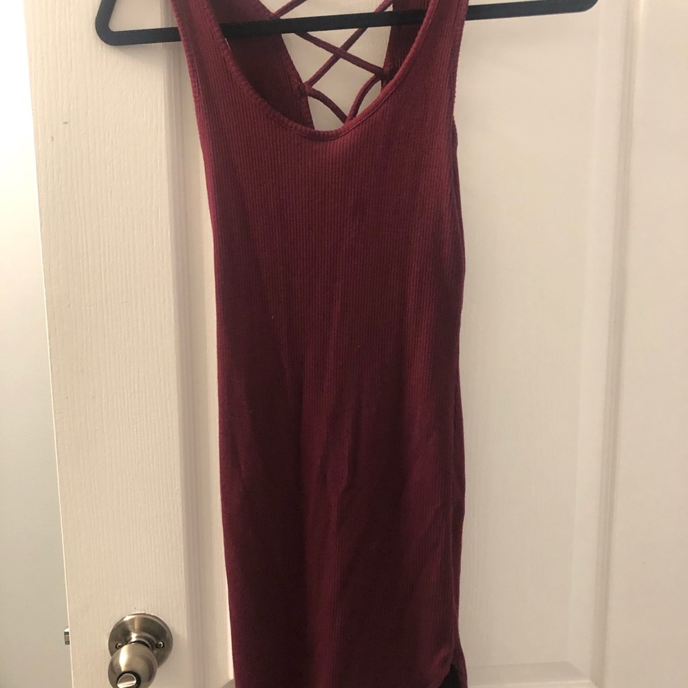 Maroon dress